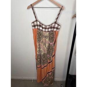 Tracy Feith Maxi Printed Cotton Dress